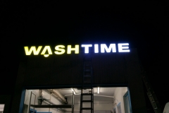 3D Werbeanlage Washtime