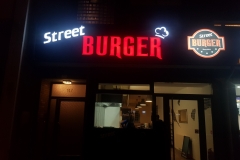 3D Werbeanlage Street Burger