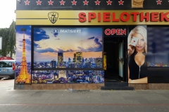 Digitaldruck Spielhalle